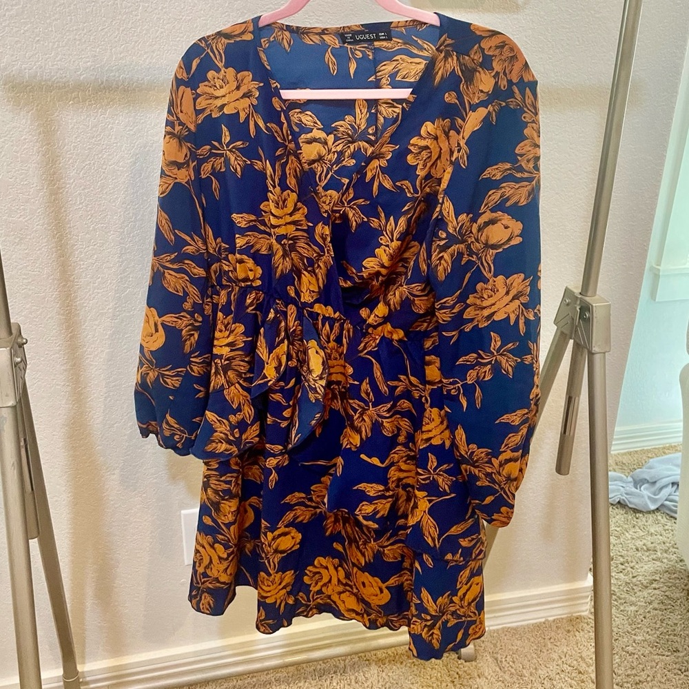 Boutique Floral Long Sleeve Dress